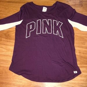 PINK Maroon long sleeve